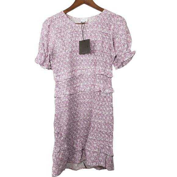NEW! Lelis Stitchfix Floral Ruched Bodycon Dress - M - Picture 1 of 5
